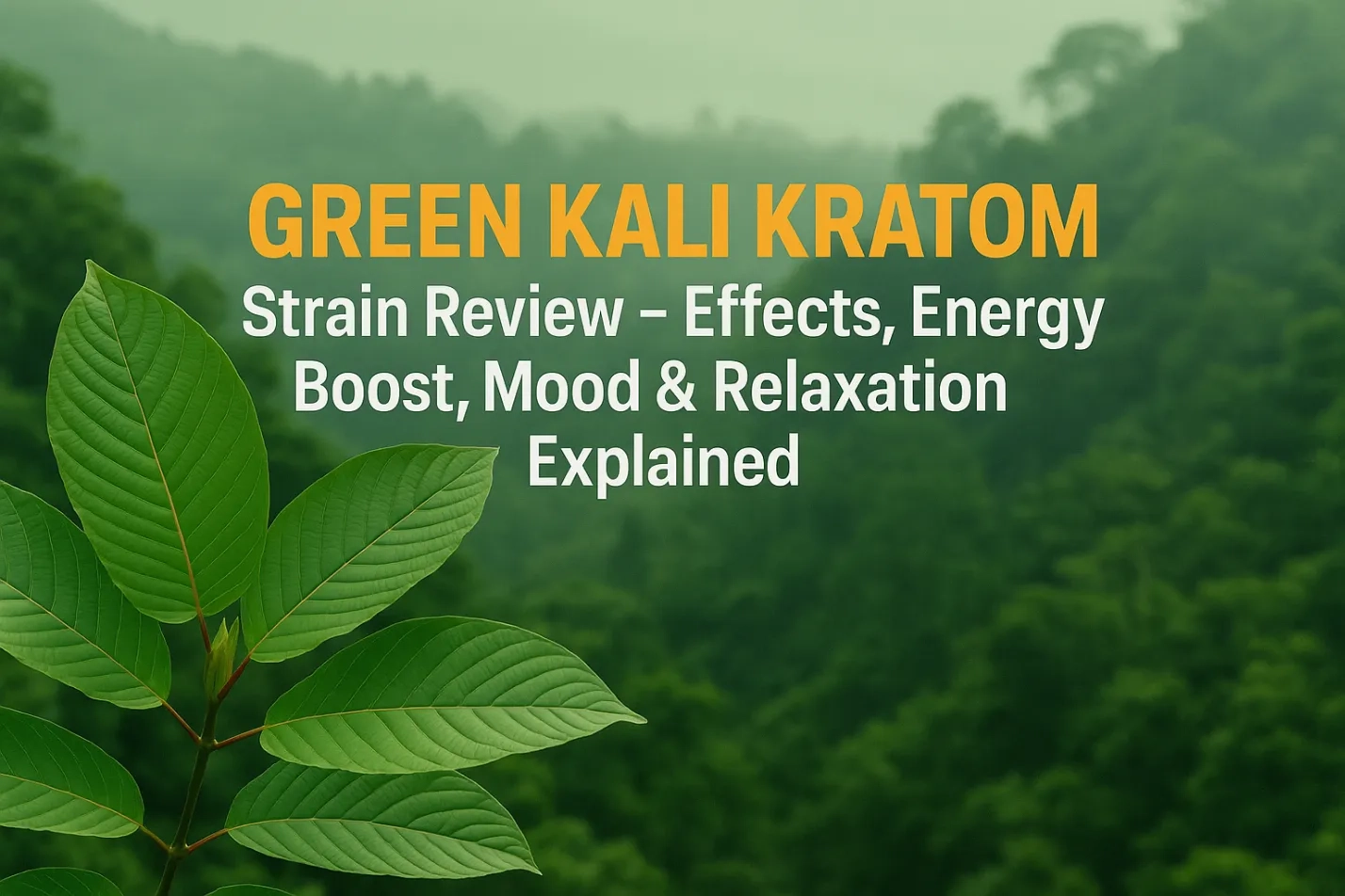 Green Kali Kratom Strain Review –