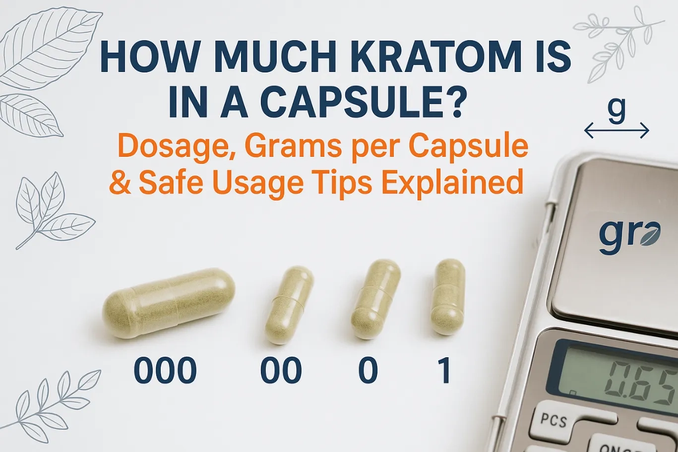 How Much Kratom Is in a Capsule?