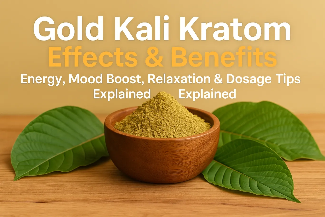 Gold Kali Kratom Effects & Benefits –