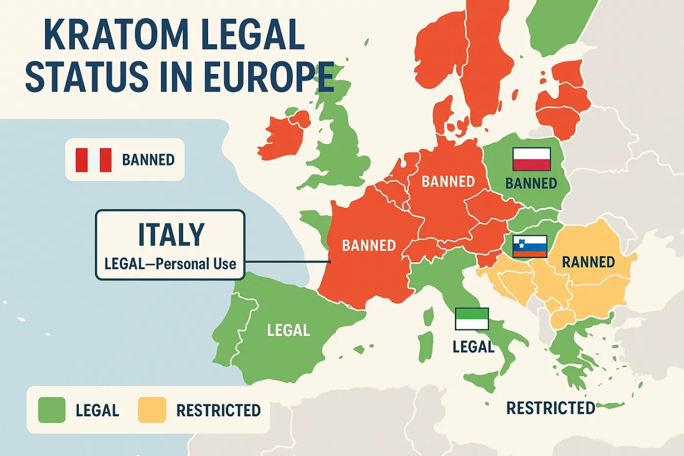 Is Kratom Legal in Italy