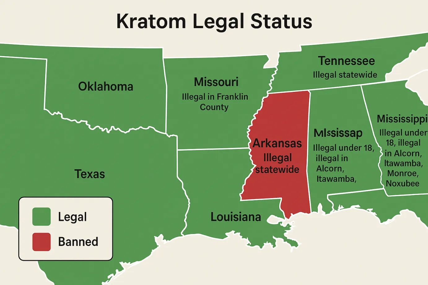 Kratom Legal in Arkansas?