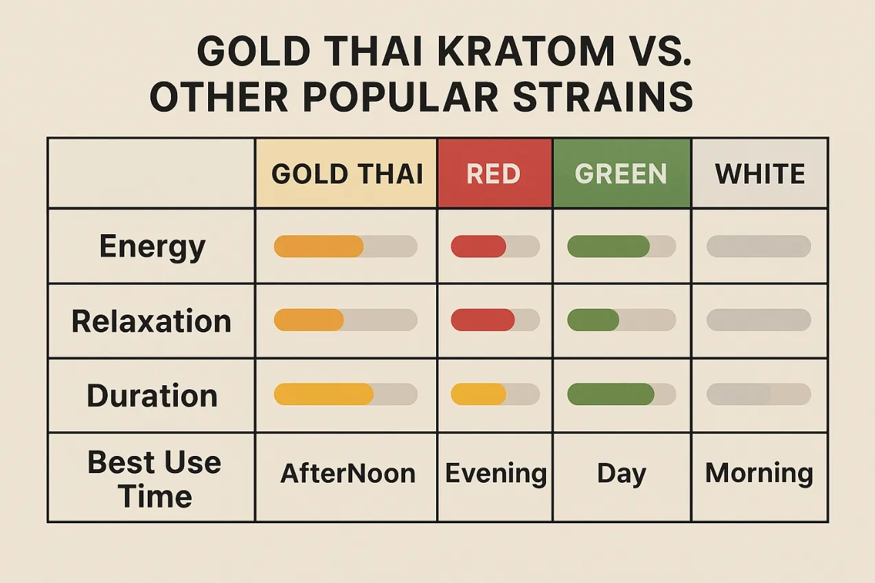 Gold Thai Kratom Effects & Benefits