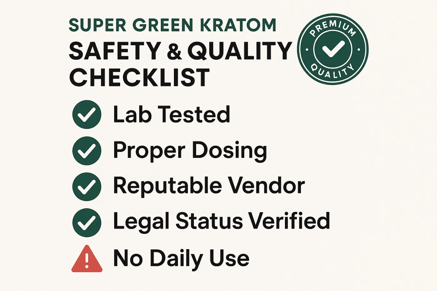 Super Green Kratom Effects & Benefits