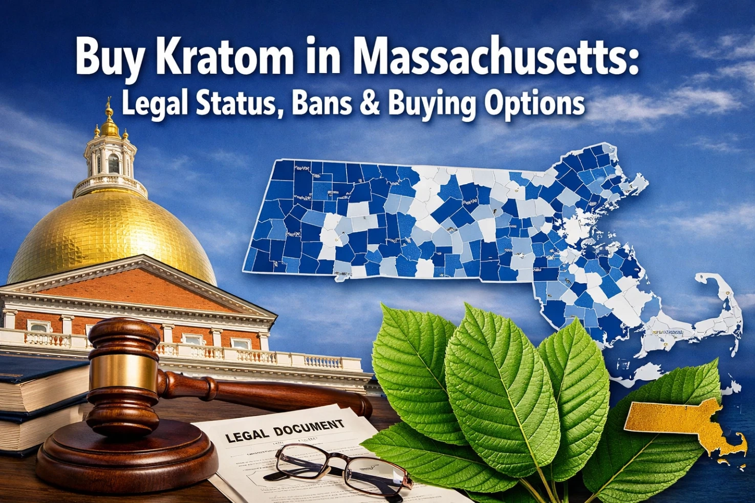 Buy Kratom in Massachusetts Legal Status, Bans & Buying Options