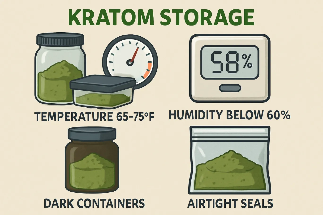Fish Tea Kratom Vendor storage