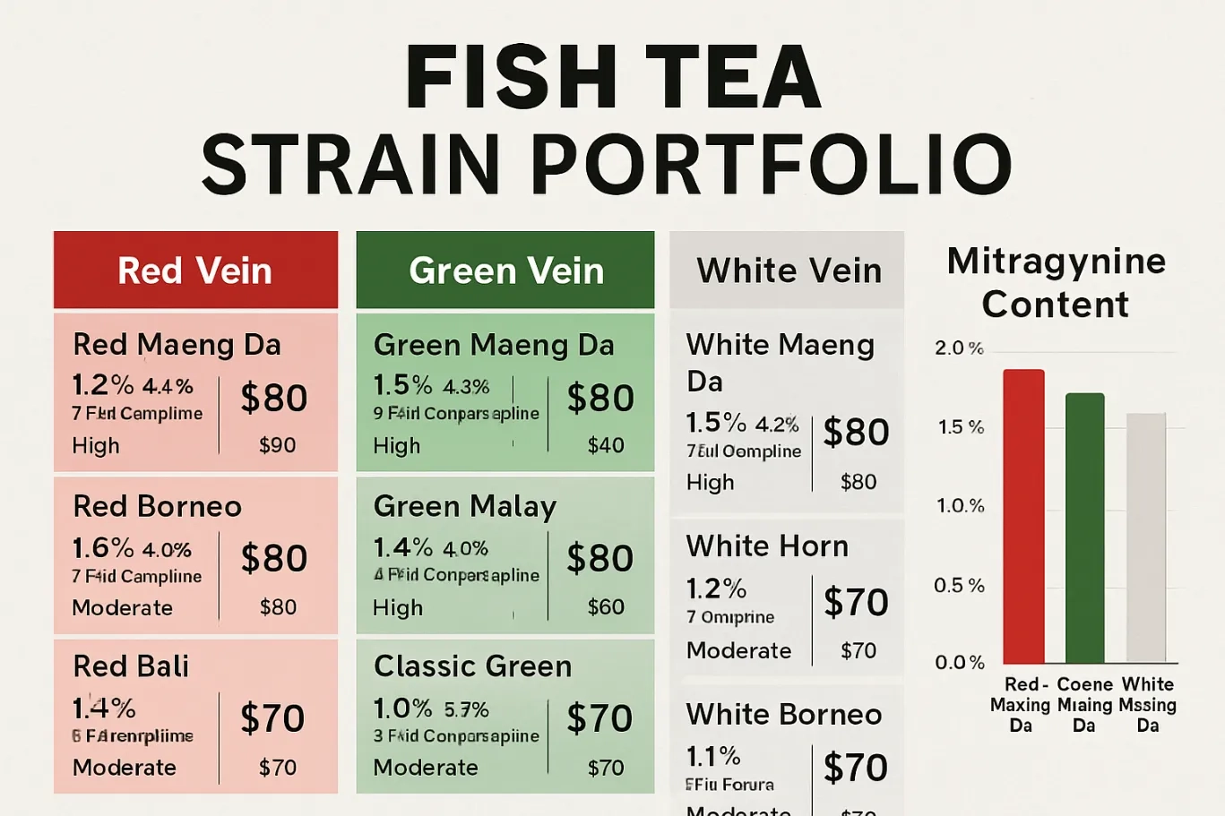 Fish Tea Kratom Vendor strains