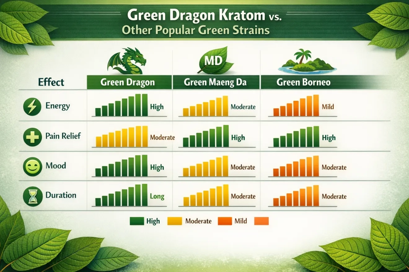 Green Dragon Kratom Review other strains