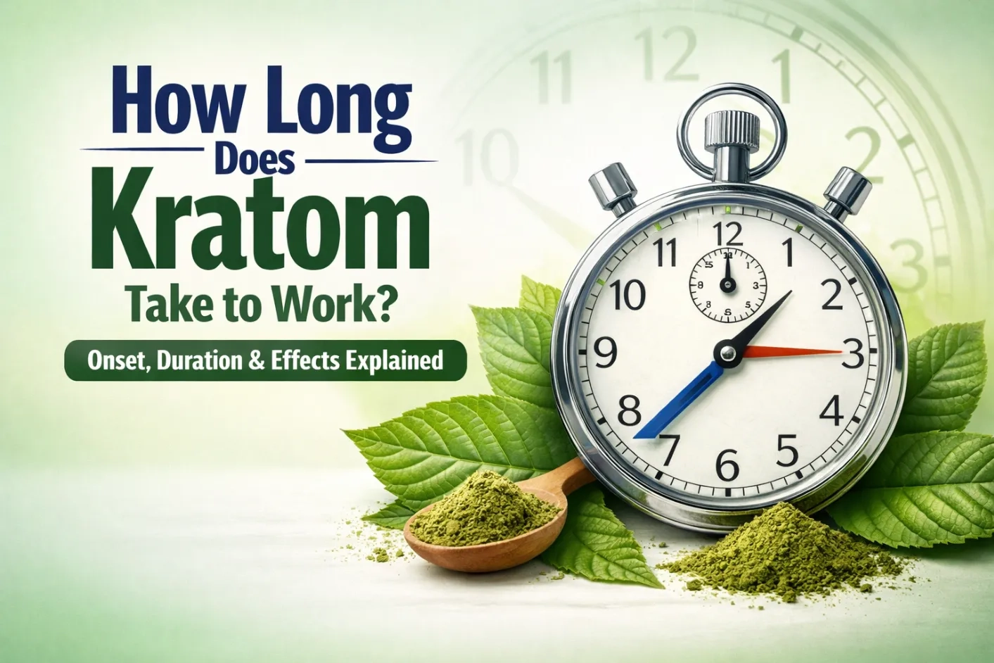 How Long Does Kratom Take to Work