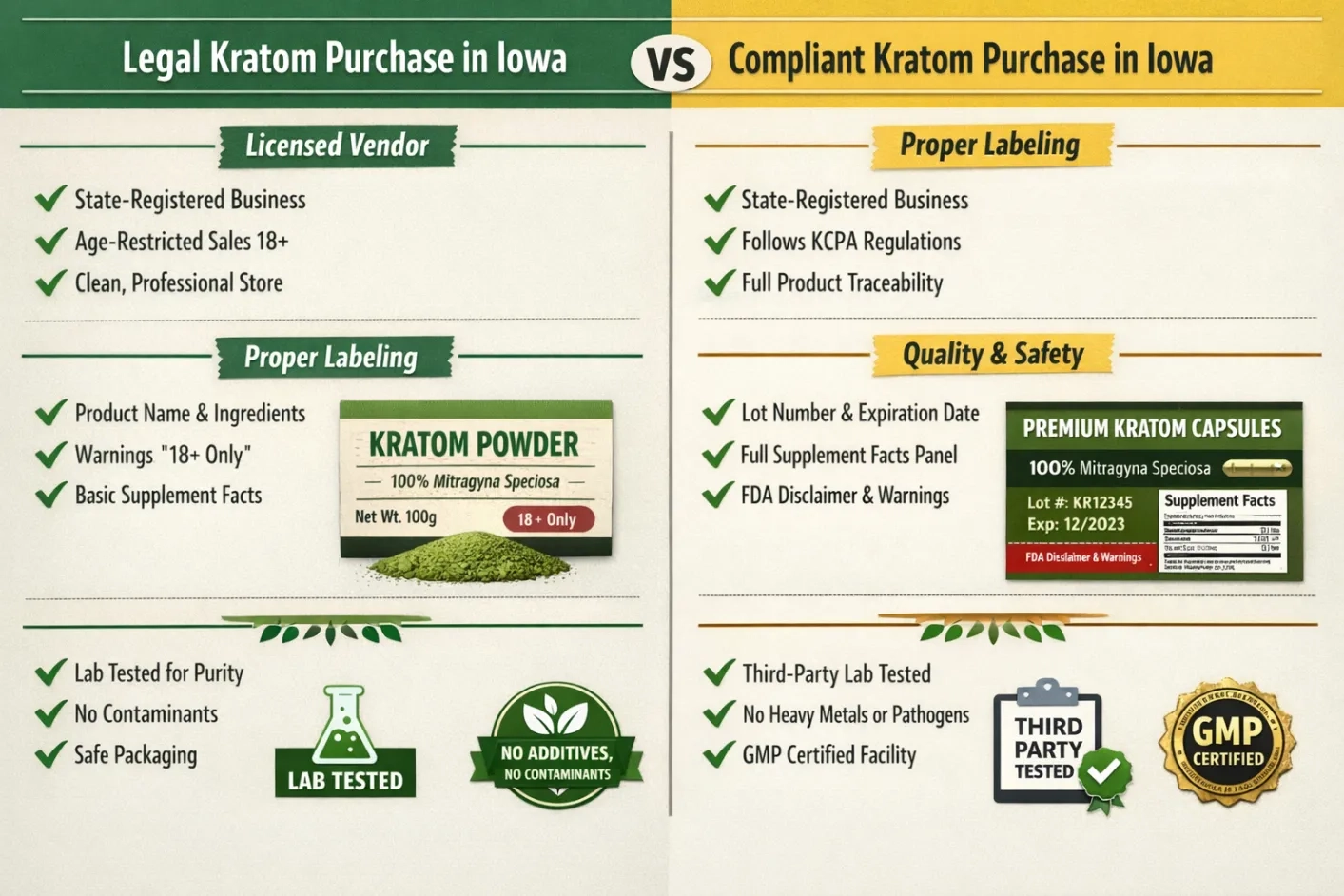 Is Kratom Legal in Iowa