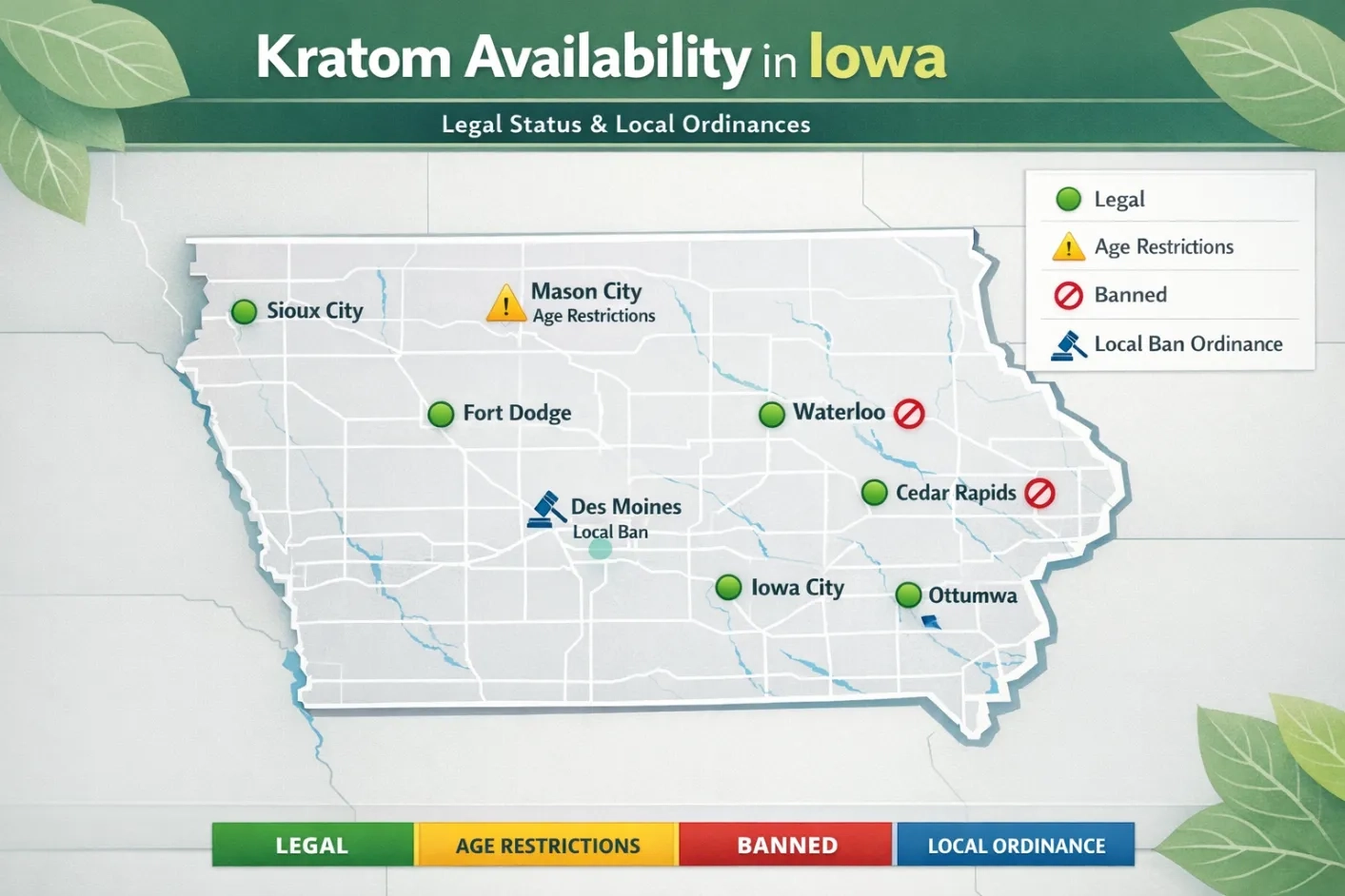 Is Kratom Legal in Iowa