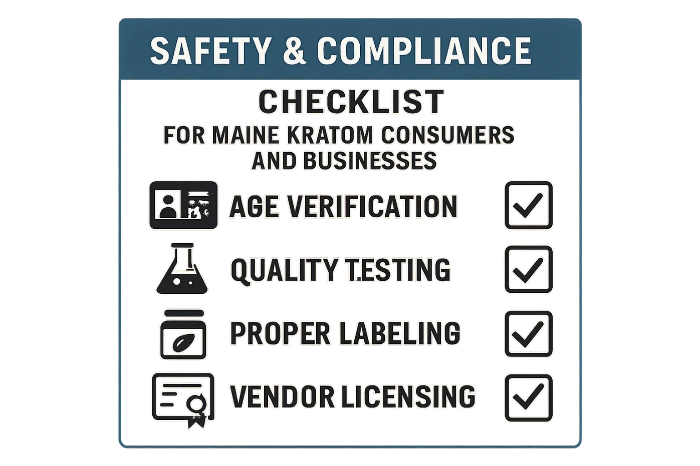 Is Kratom Legal in Maine Safety Checklist