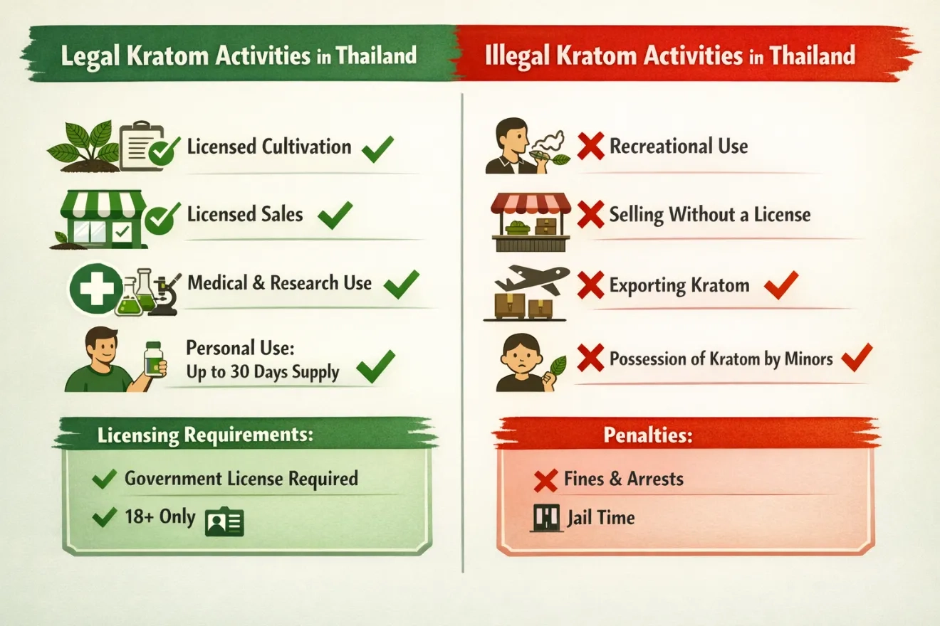 Is Kratom Legal in Thailand Activities