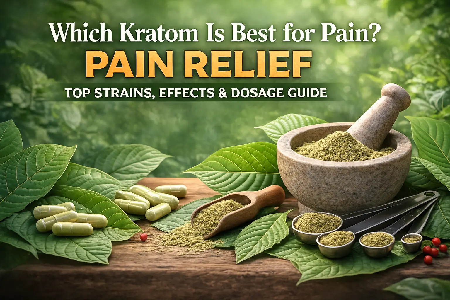 Which Kratom Is Best for Pain