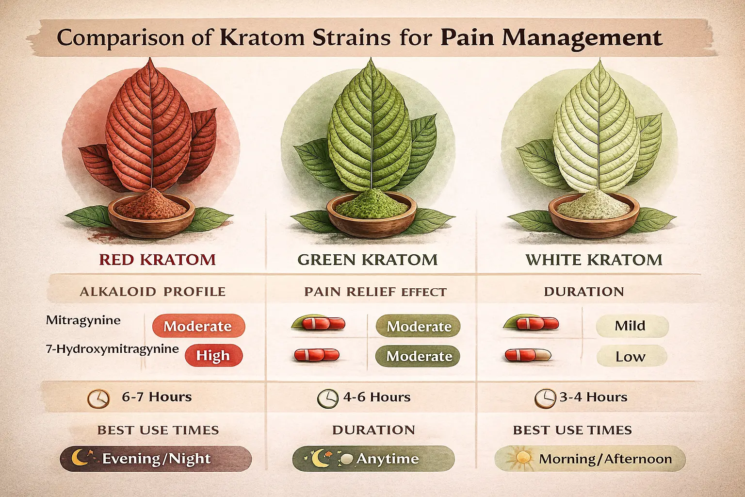Which Kratom Is Best for Pain