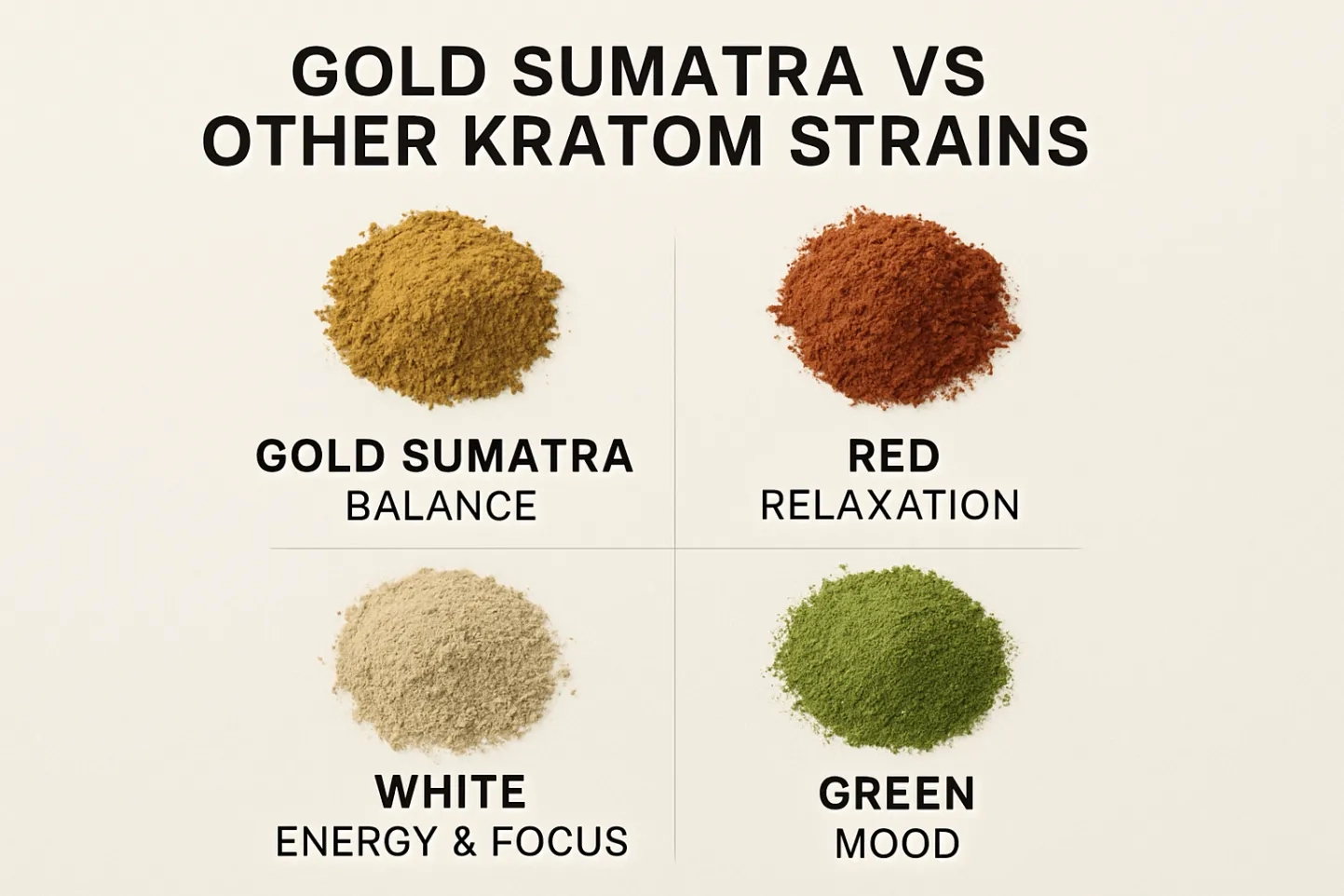 Gold Sumatra Kratom vs other kratom strains