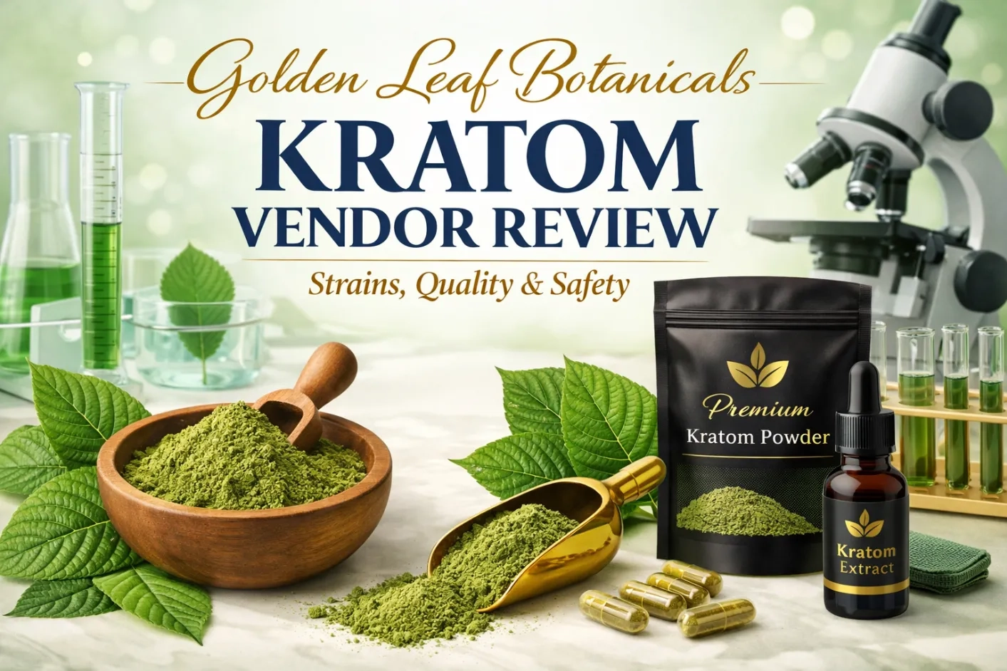 Golden Leaf Botanicals Kratom Vendor Review