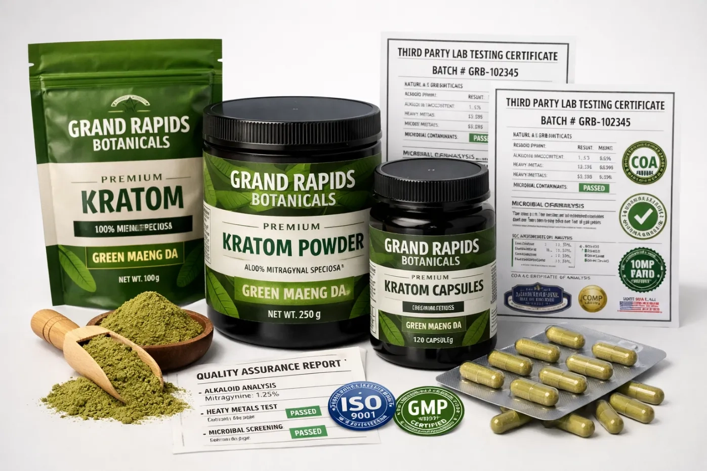 Grand Rapids Botanicals Kratom Review Quality