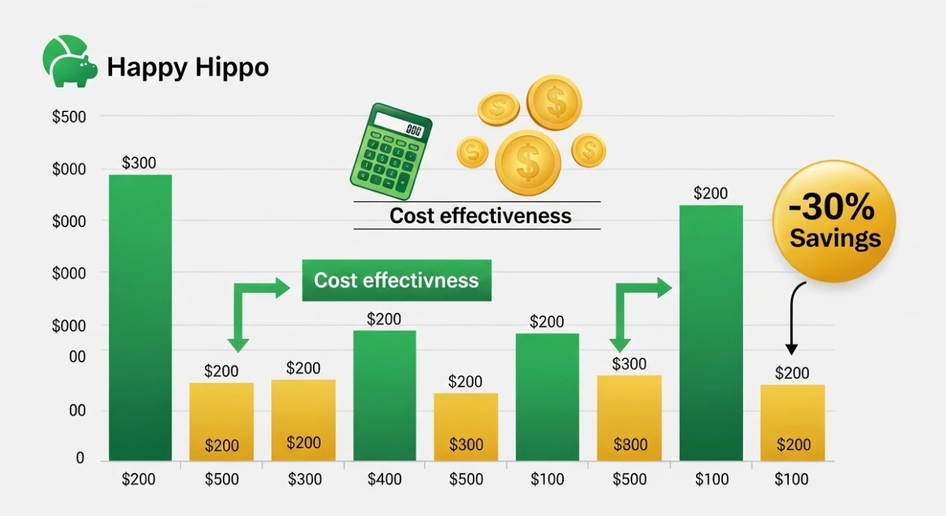 Happy Hippo Kratom Vendor Pricing Chart