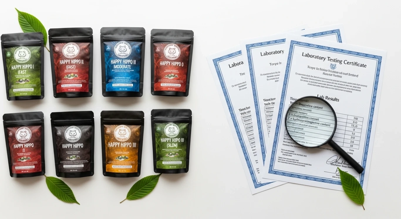 Happy Hippo Kratom Vendor Strains Types