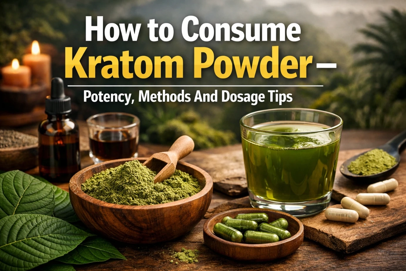How to Consume Kratom Powder Guide
