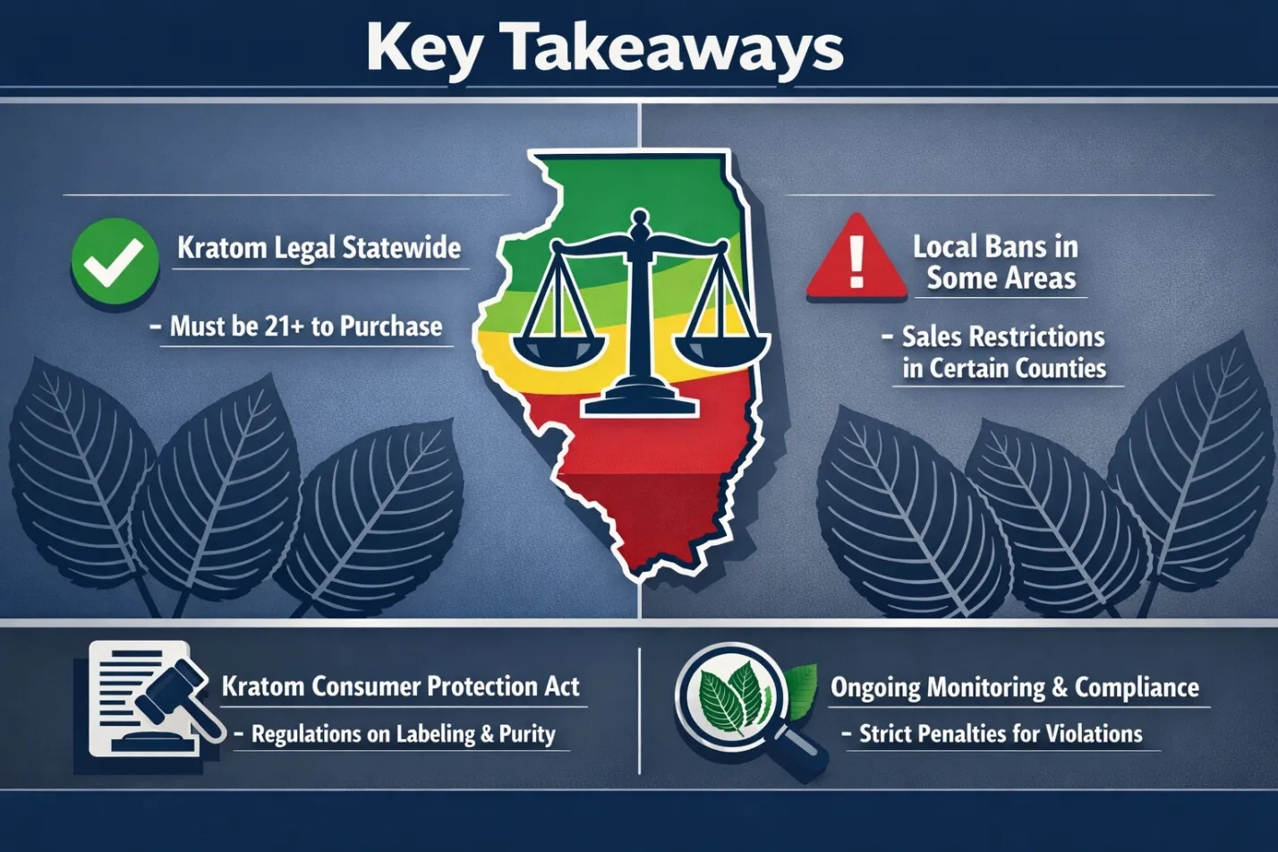 Is Kratom Legal in Illinois Laws key points