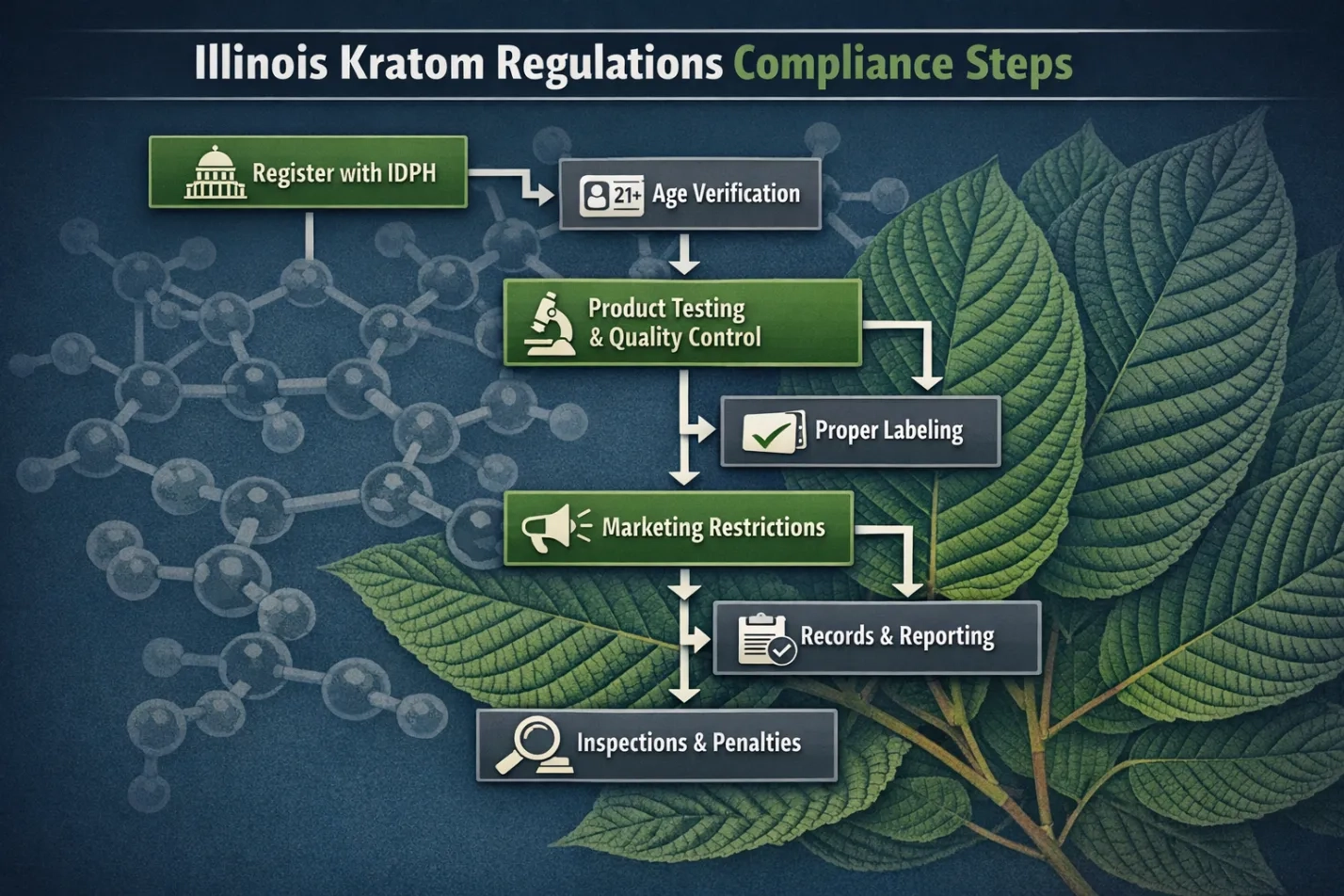 Is Kratom Legal in Illinois Laws, Regulations step