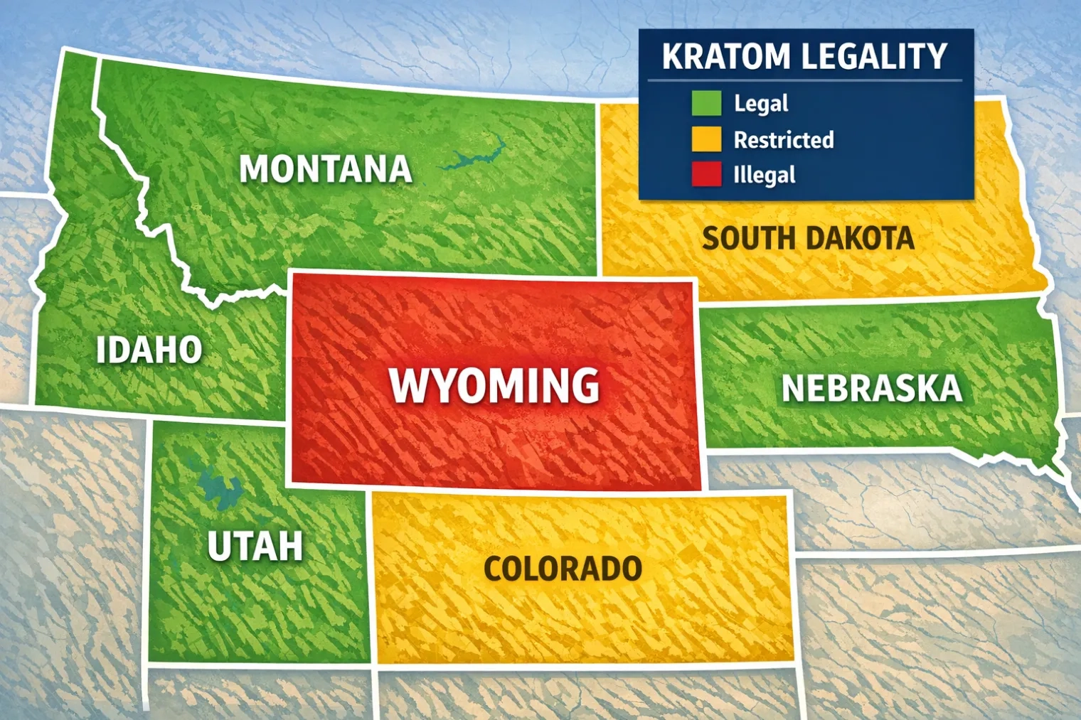 Is Kratom Legal in Wyoming status