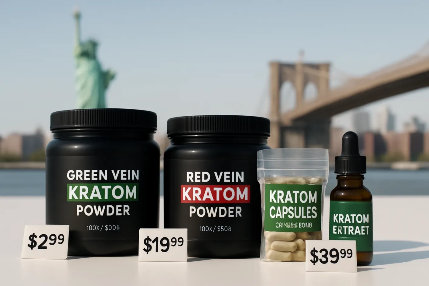 Kratom NYC Powder and Capsules