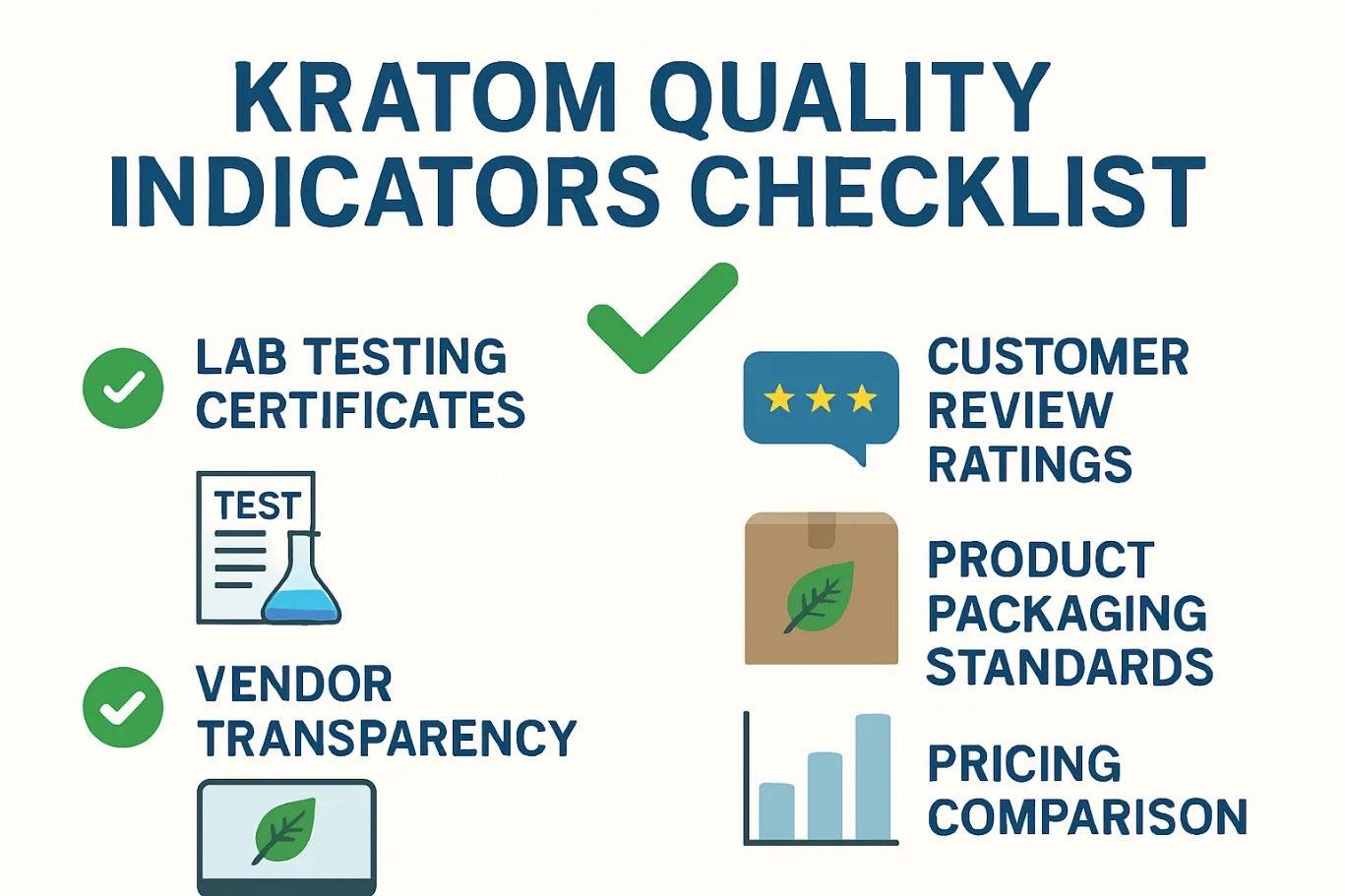 kratom quality indicators checklist