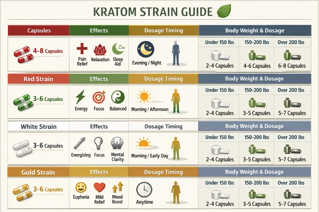 kratom strain guide