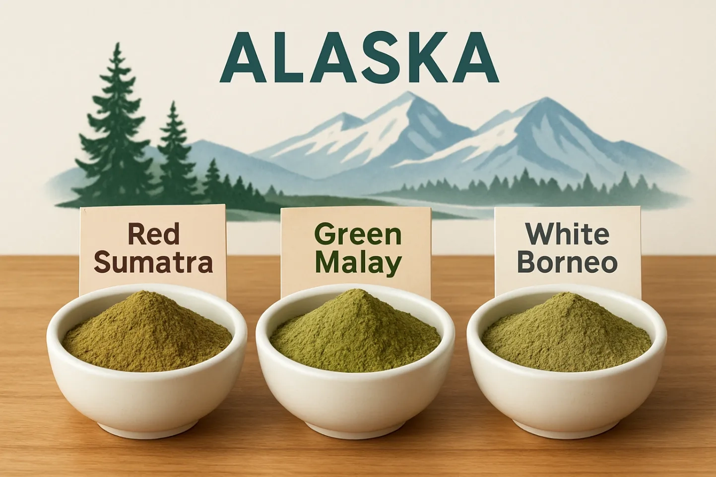 Kratom Strains in Alaska