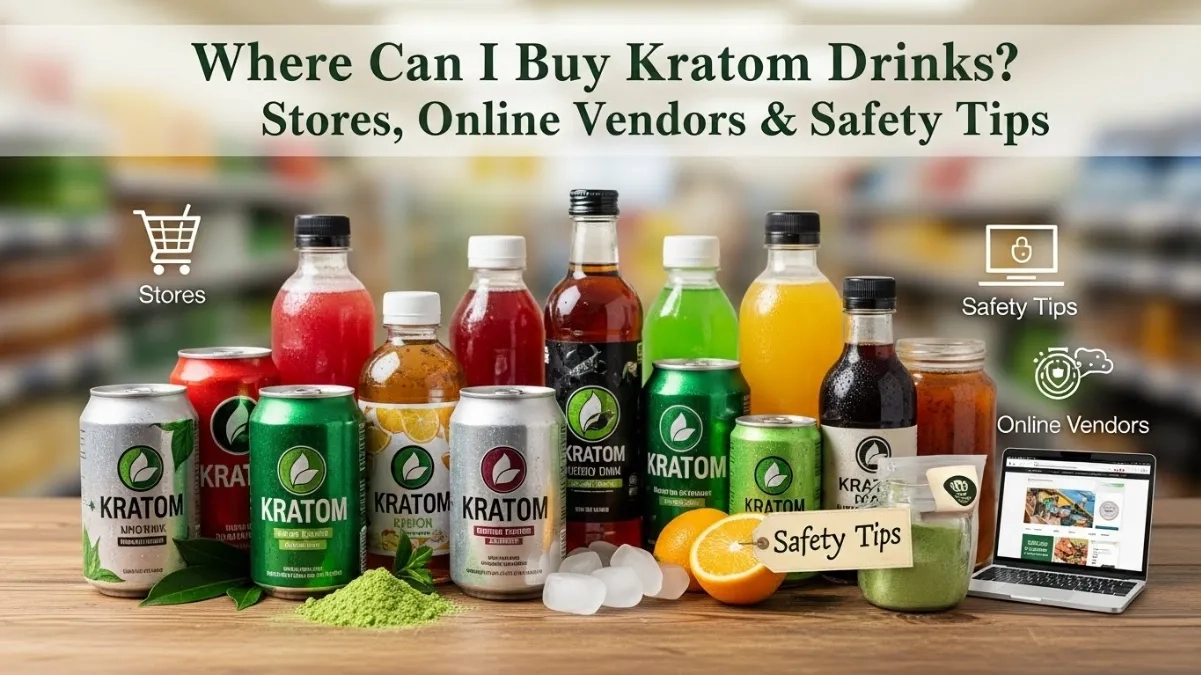 Where Can I Buy Kratom Drinks Stores, Online Vendors & Safety Tips