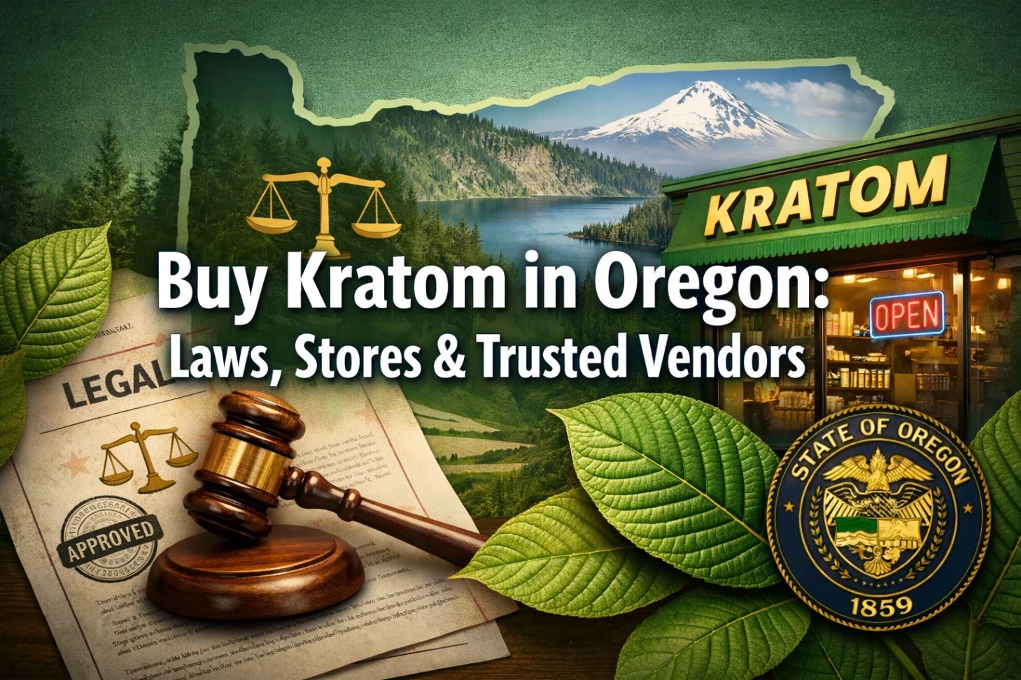 Buy Kratom in Oregon Laws, Stores & Trusted Vendors