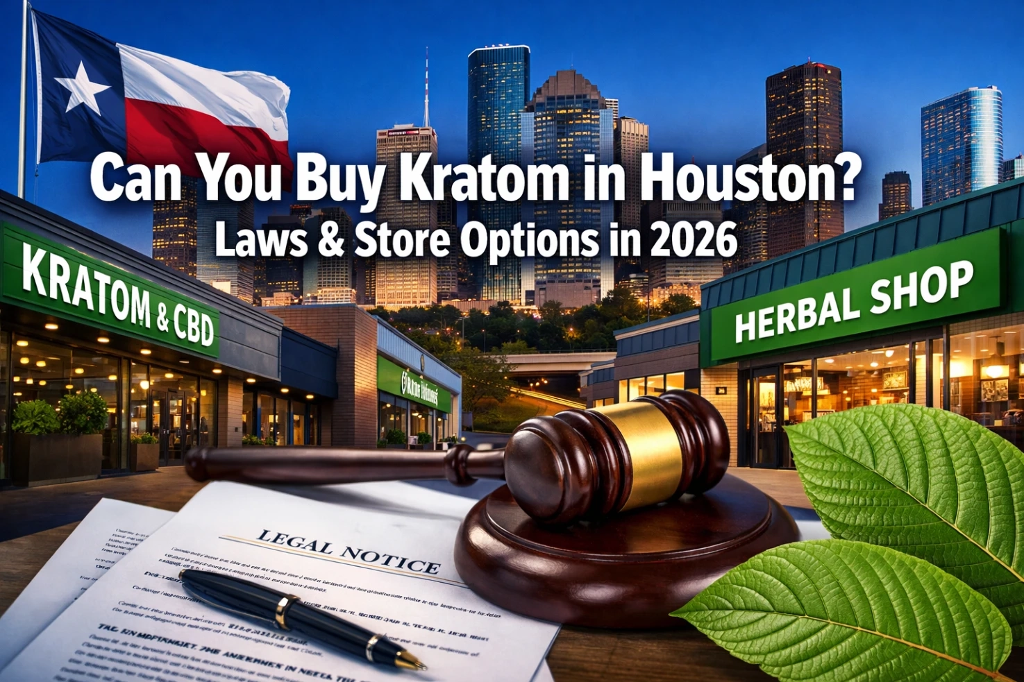 Can You Buy Kratom in Houston Laws & Store Options in 2026