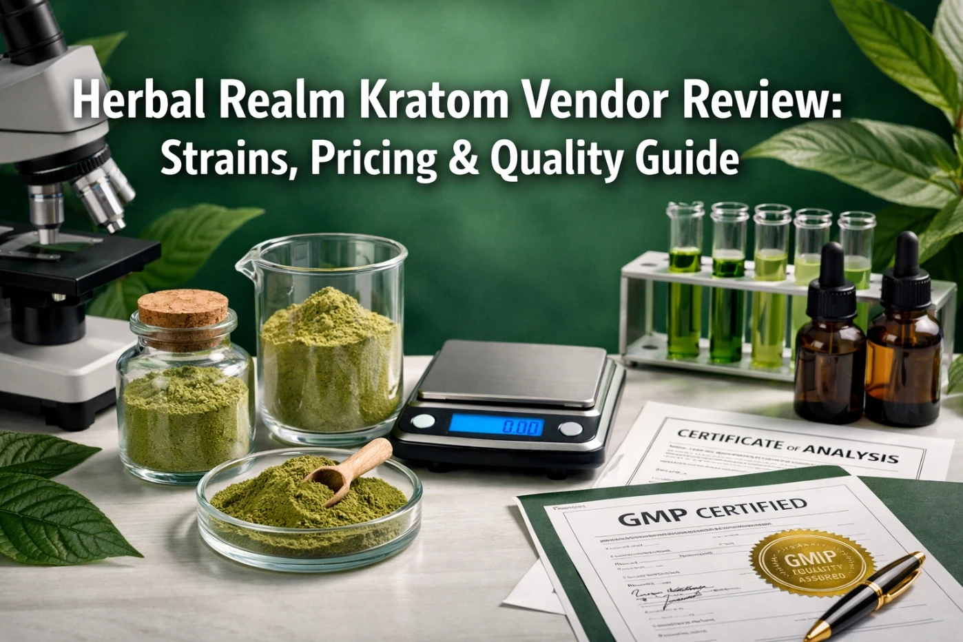 Herbal Realm Kratom Vendor Review Strains, Pricing & Quality Guide