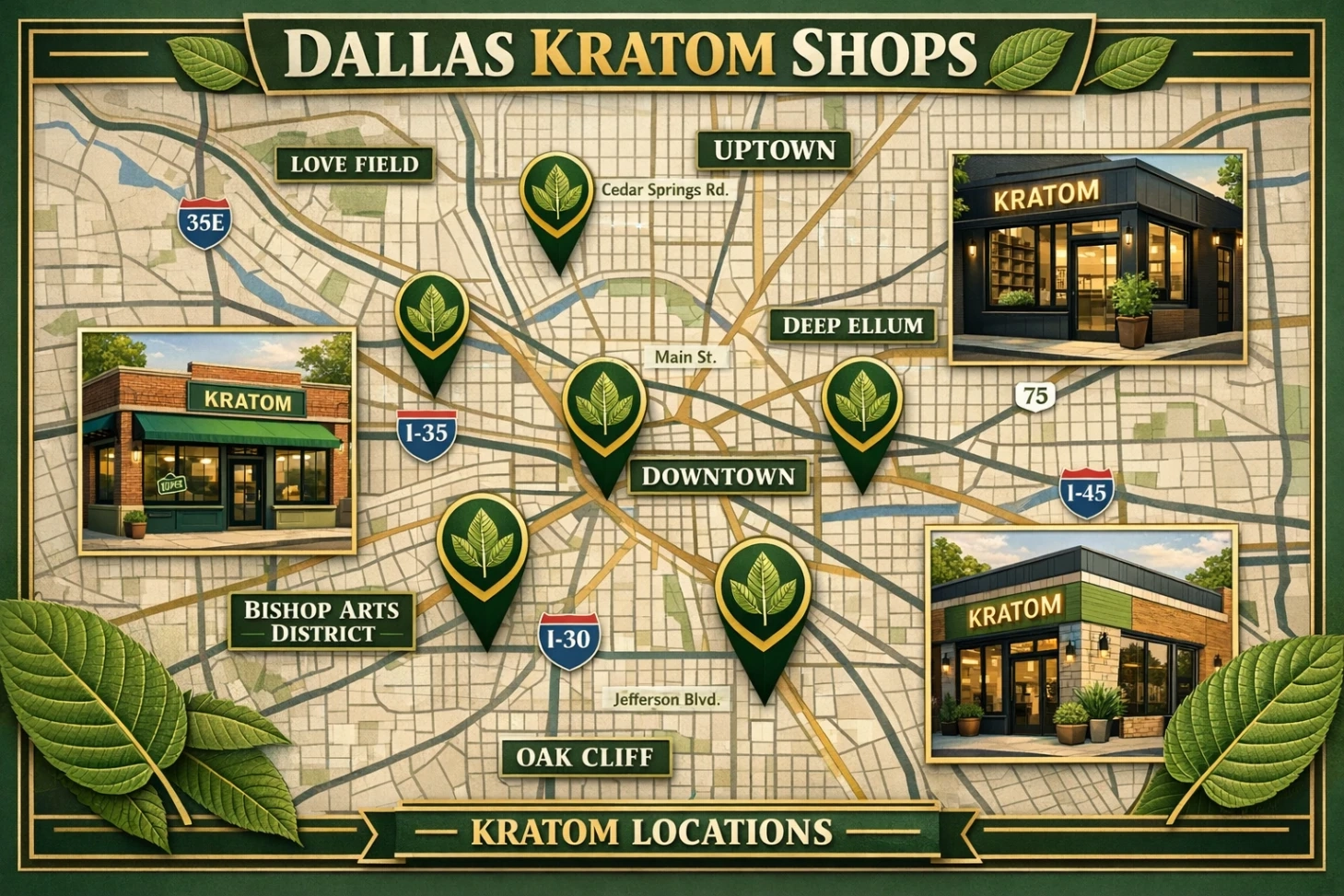 Where to Buy Kratom in Dallas, TX Shops