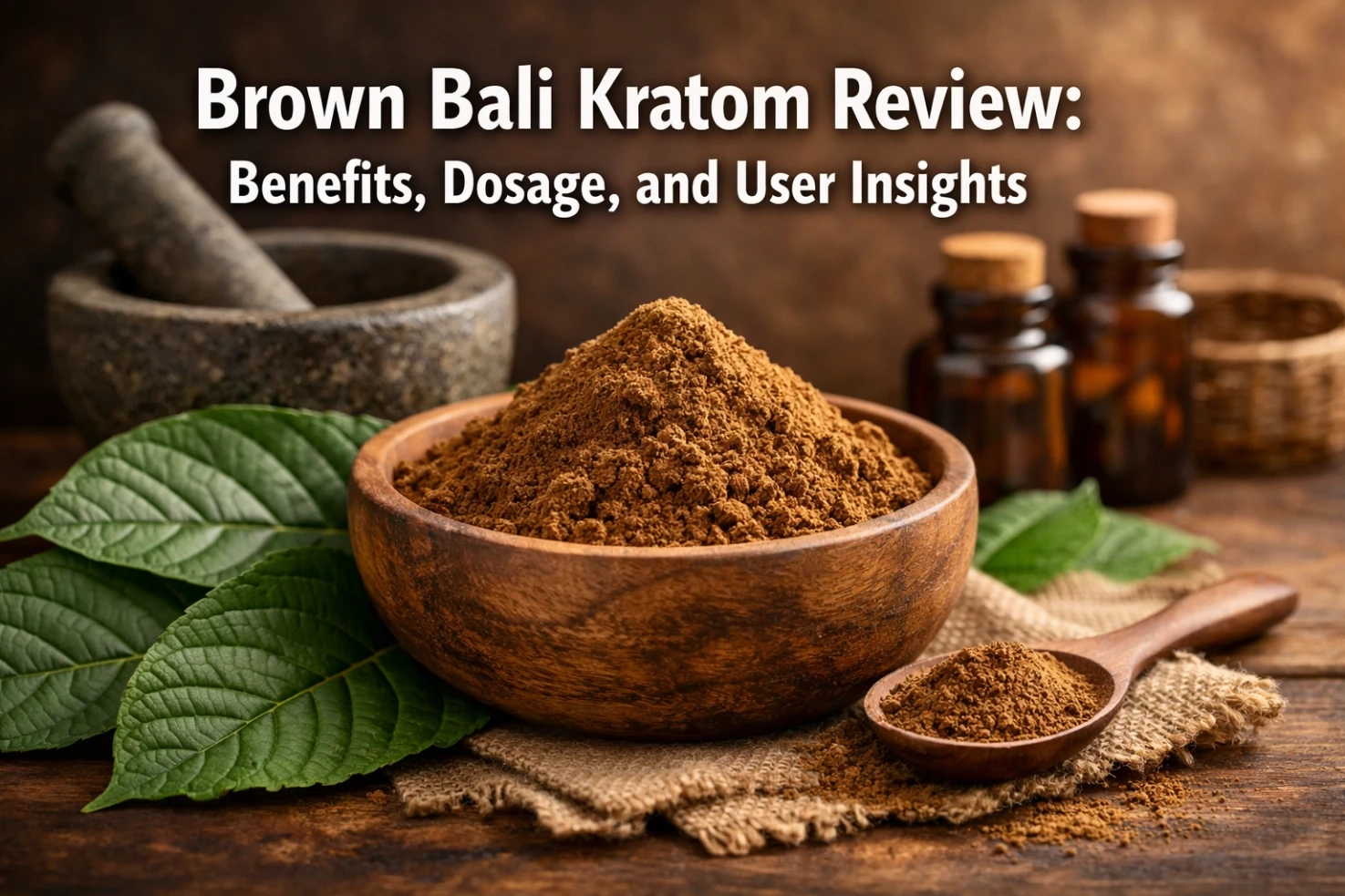 Brown Bali Kratom Review Benefits, Dosage, and User Insights