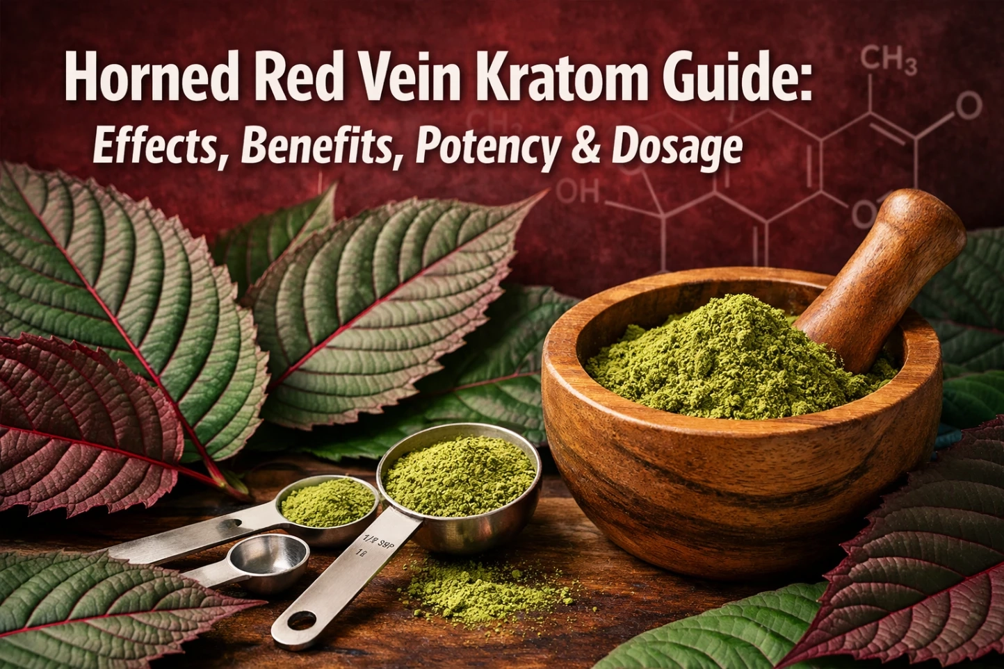 Horned Red Vein Kratom Guide Effects, Benefits, Potency
