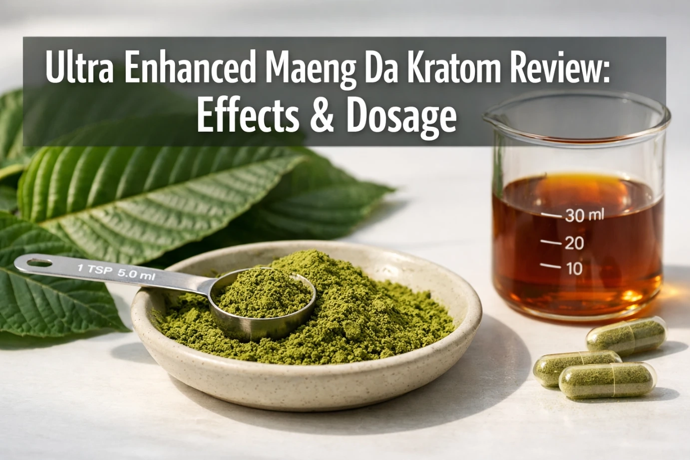 Ultra Enhanced Maeng Da Kratom Review Effects, Benefits & Dosage
