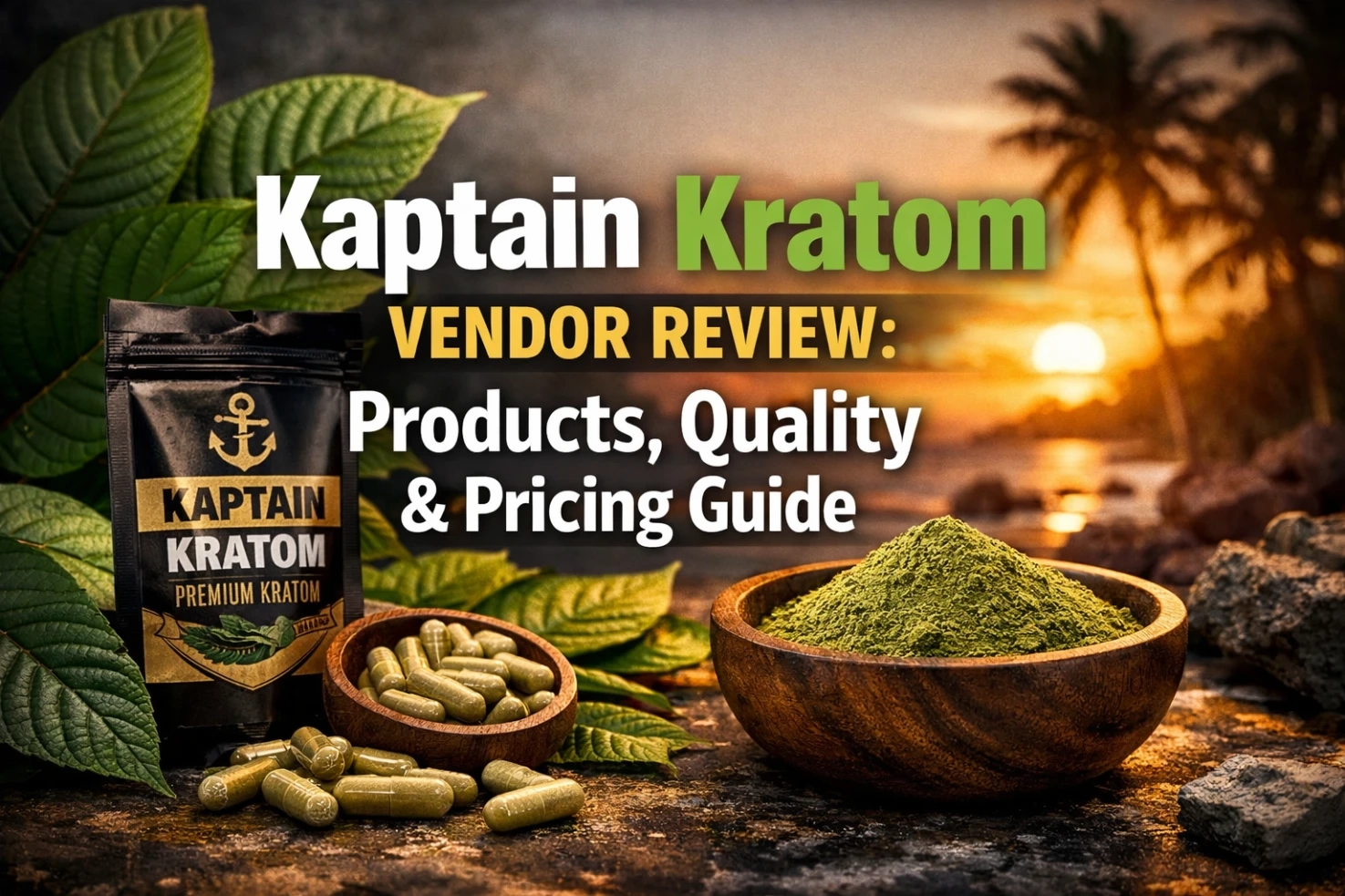 Kaptain Kratom Vendor Review Products, Quality & Pricing Guide