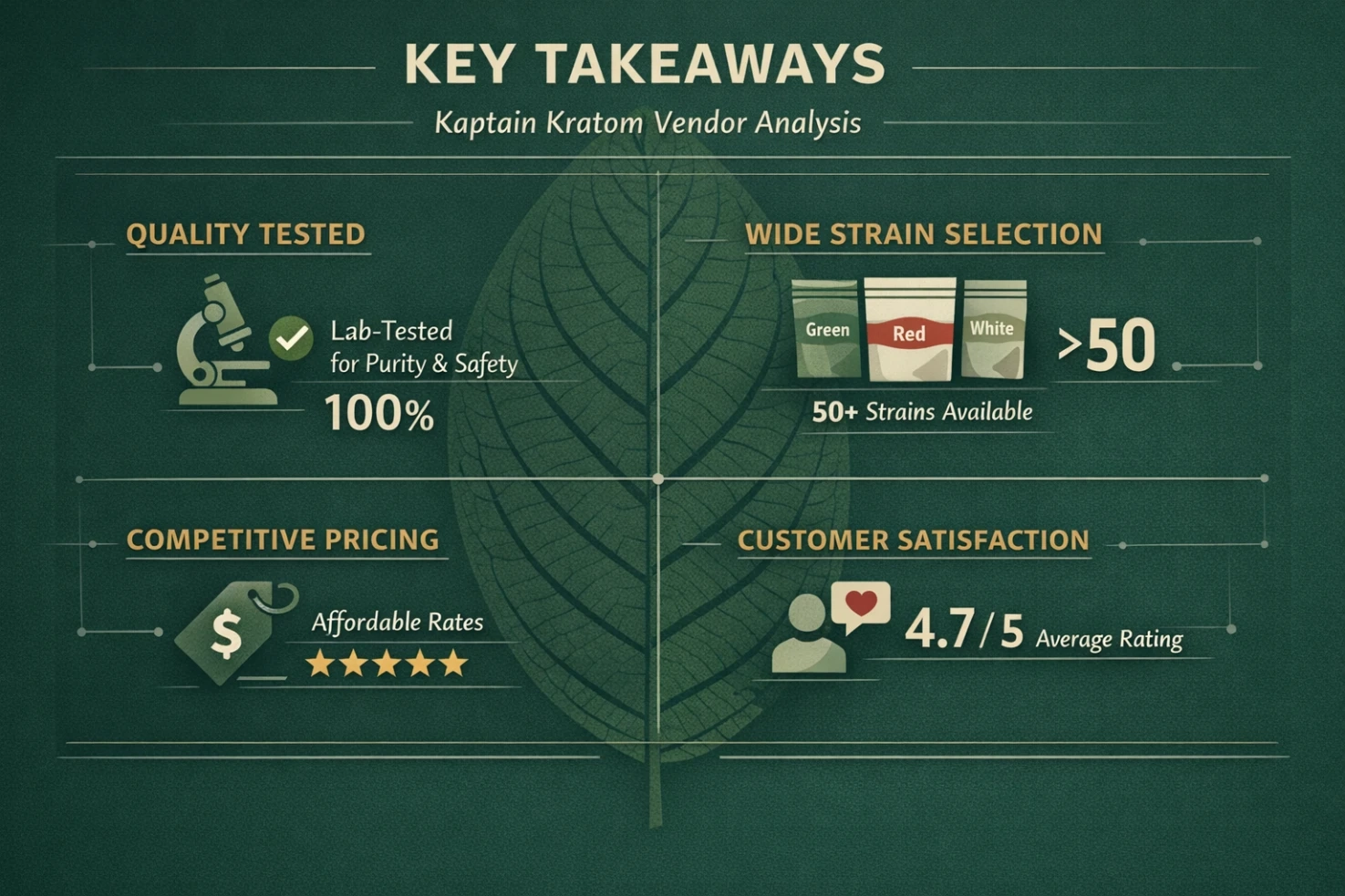 Kaptain Kratom Vendor Review