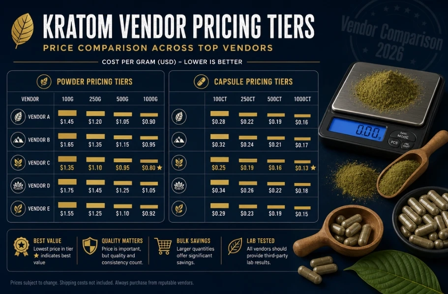 Vital Elements Kratom Vendor Review Pricing