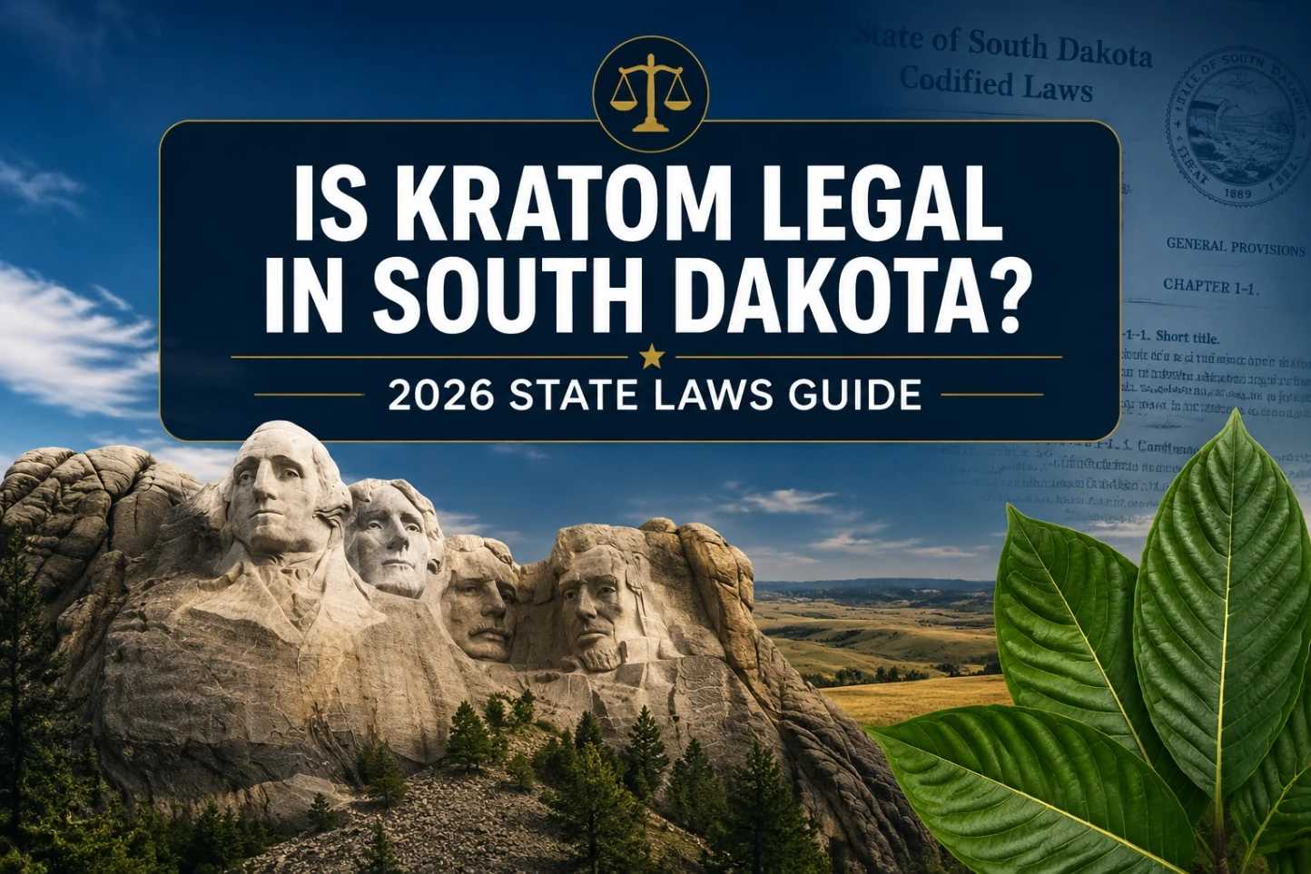 Is Kratom Legal in South Dakota State Laws and Legal Status