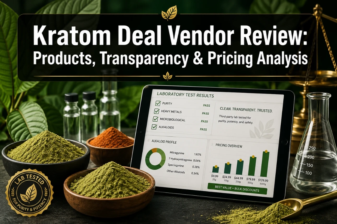 Kratom Deal Vendor Review Products, Transparency, and Pricing Analysis