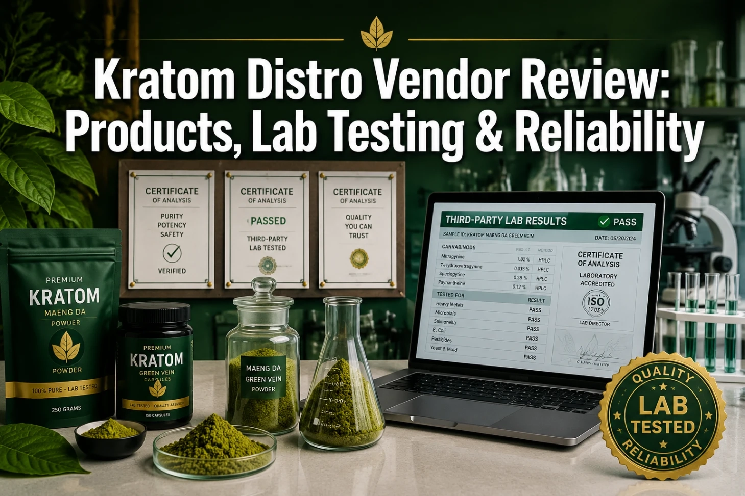 Kratom Distro Vendor Review Products, Lab Testing, and Reliability