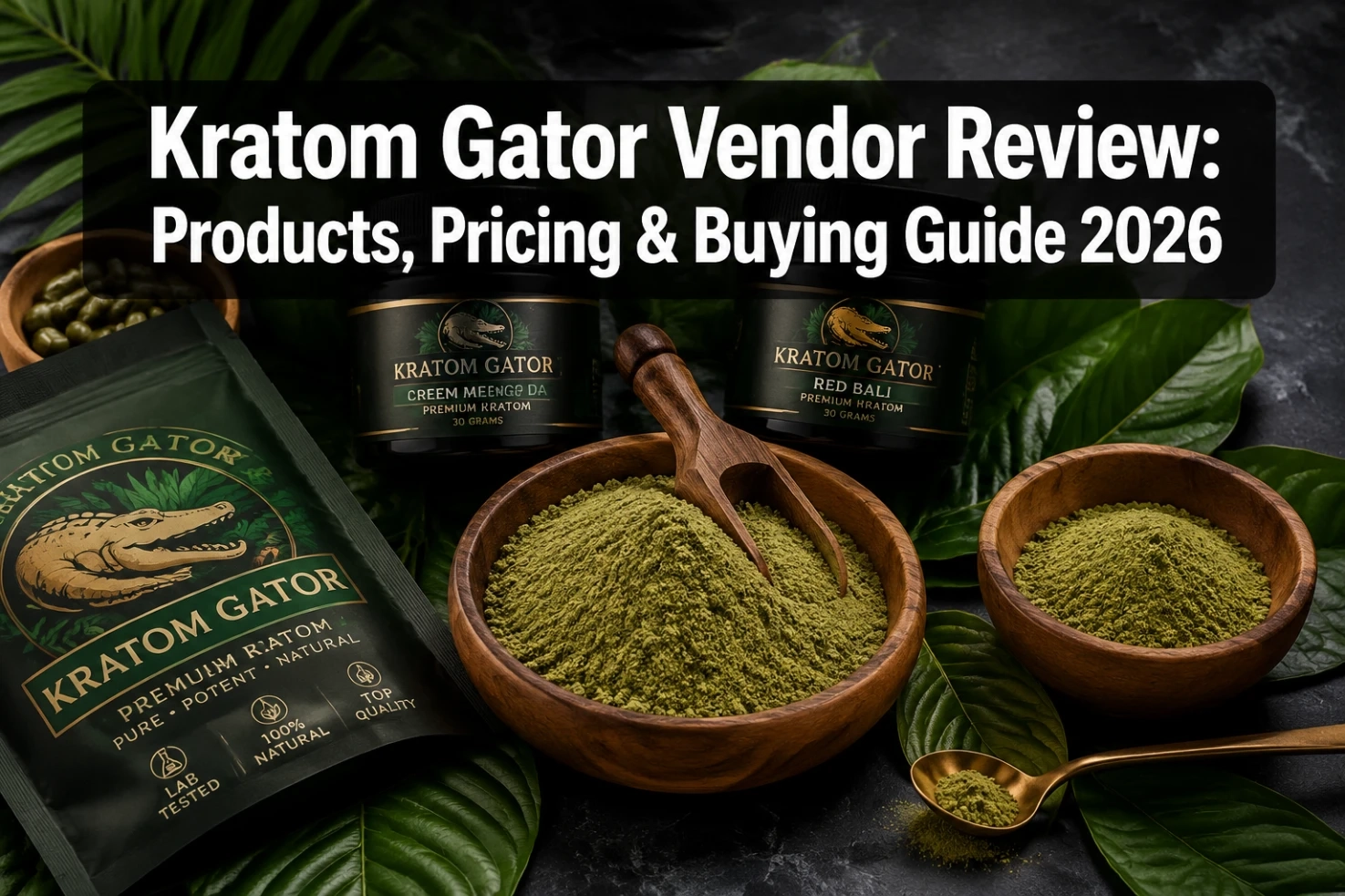 Kratom Gator Vendor Review Products, Pricing, and Buying Guide