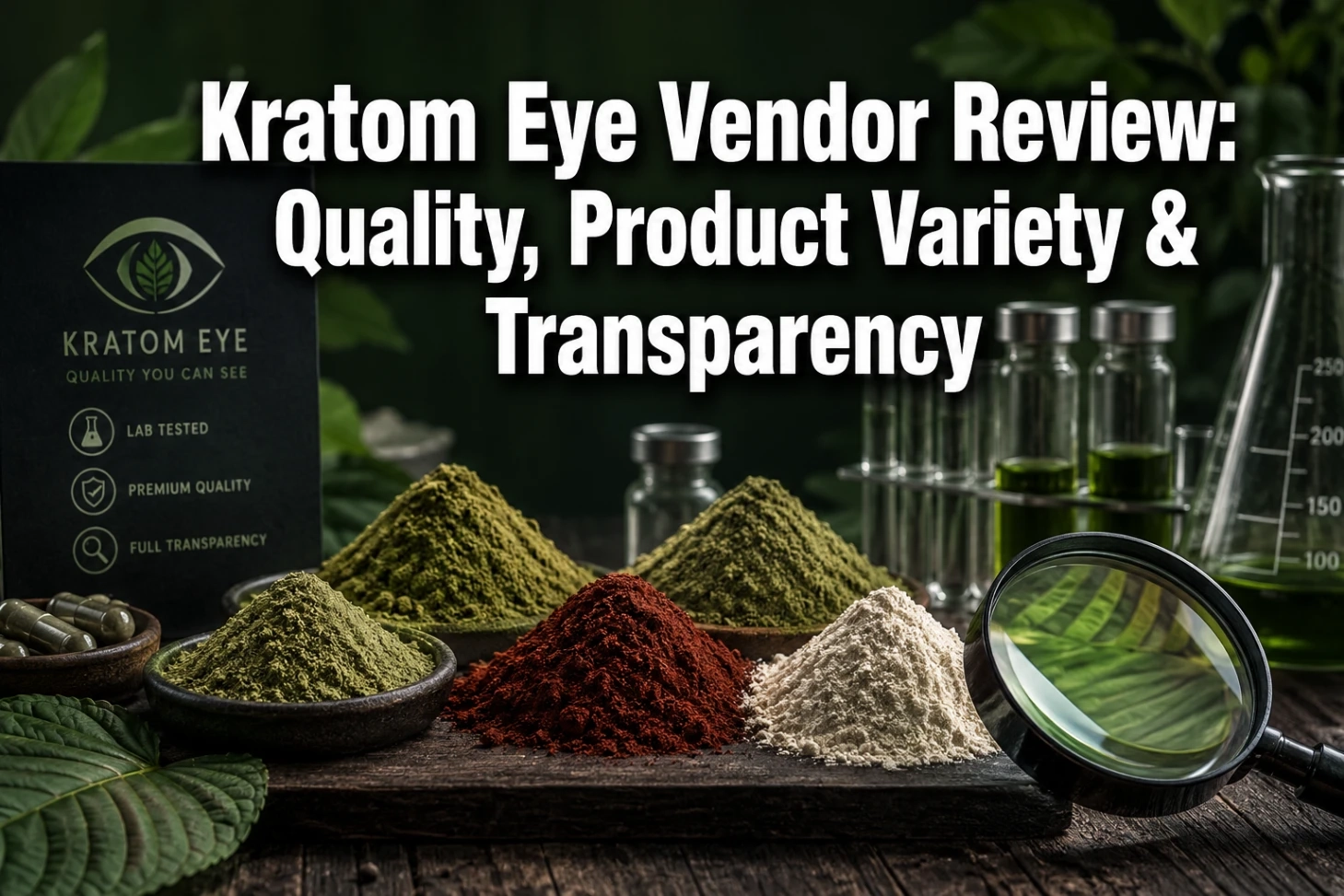 Kratom Eye Vendor Review Quality, Product Variety, and Transparency