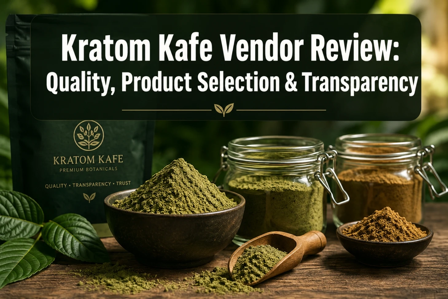 Kratom Kafe Vendor Review Quality, Product Selection, and Transparency